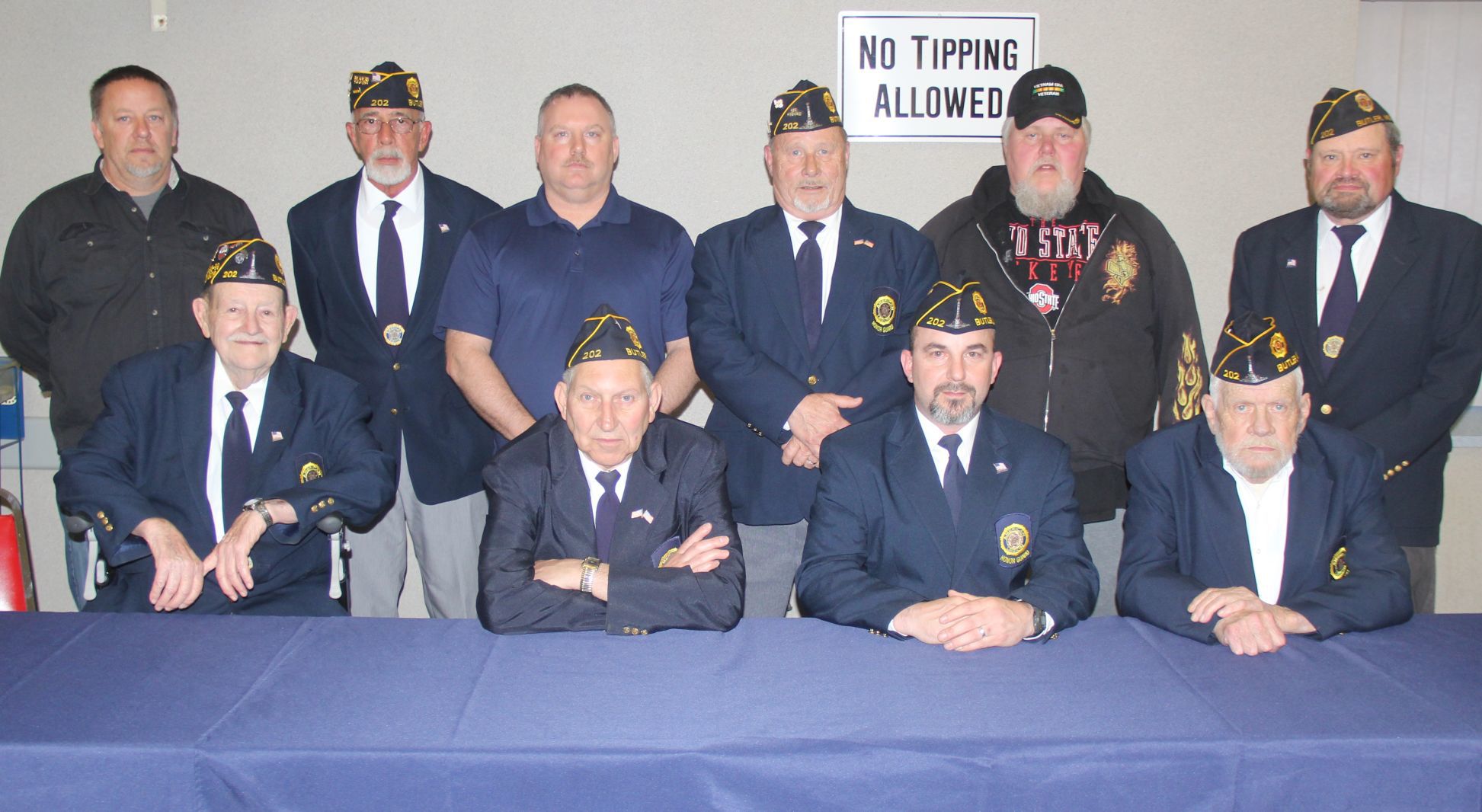American Legion officers installed